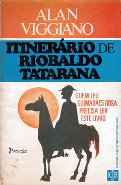 Capa do livro “Itinerário de Riobaldo Tatarana”, de Alan Viggiano