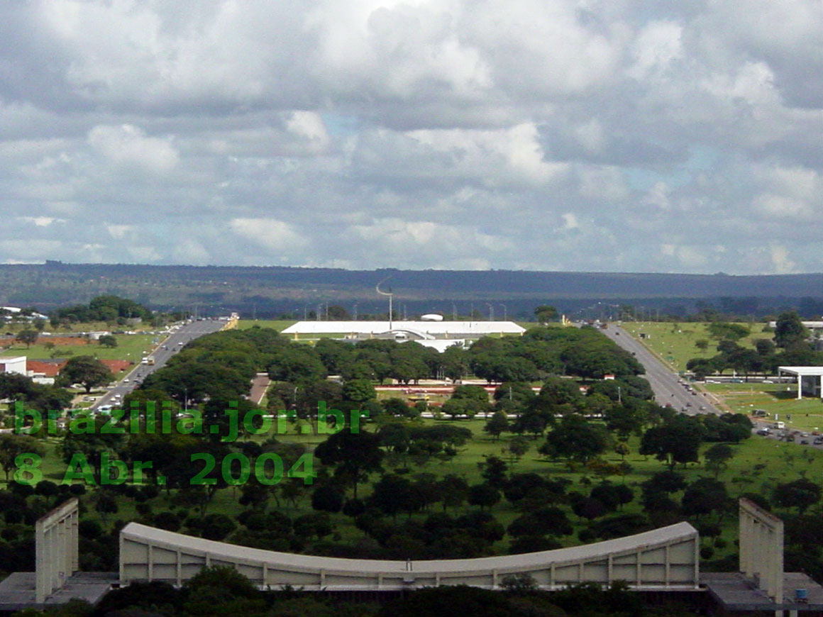 Memorial JK, visto da Torre de TV de Brasília