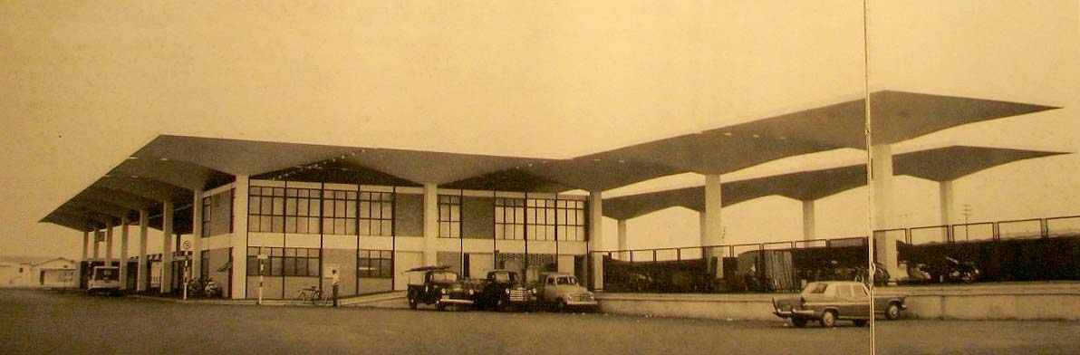 Estação ferroviária de Ribeirão Preto, da antiga Cia. Mogiana de Estradas de Ferro