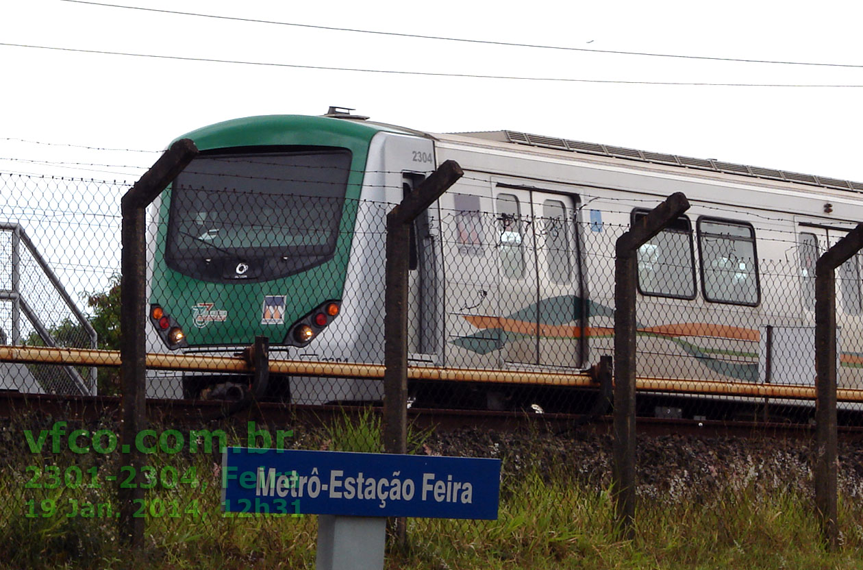 Trem-unidade elétrico (TUE) 2301-2304 do Metrô de Brasília