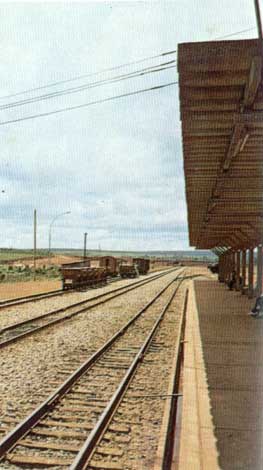 Esta&ccedil;&atilde;o ferrovi&aacute;ria Bernardo Say&atilde;o em 1971