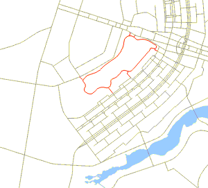 Mapa de localização do Parque da Cidade e suas vias de acesso e circulação